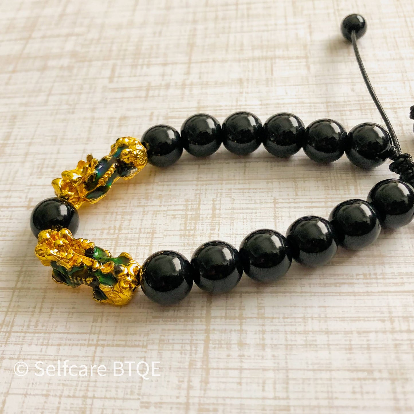 Feng Shui Double Wealth Pixiu Adjustable Bracelet for Wealth Good Luck & Fortune