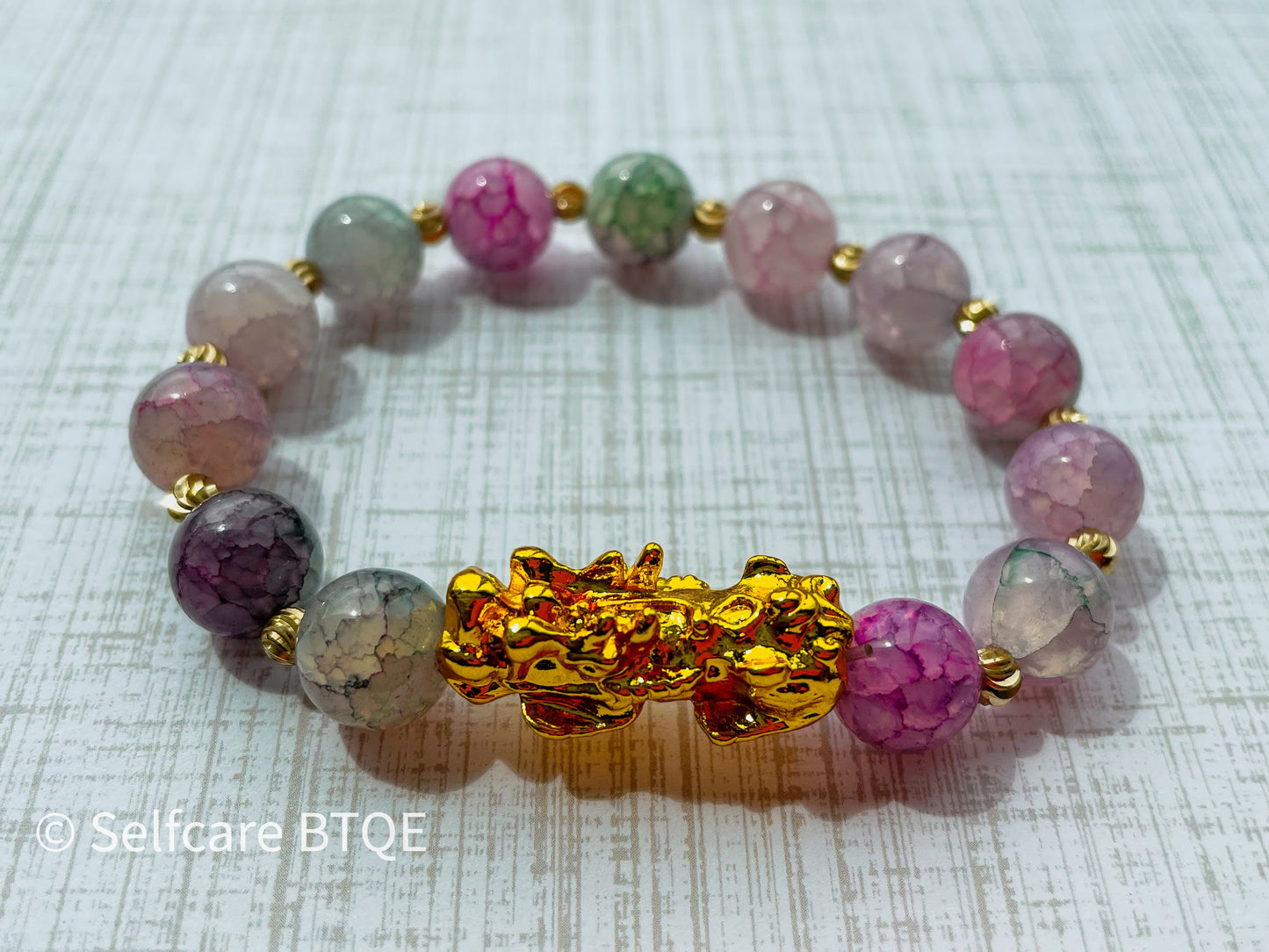 Agate Natural Stone Fengshui Pixiu Bracelet