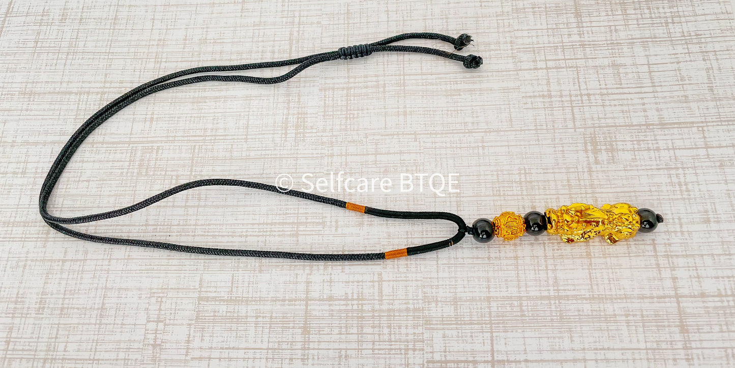 Feng Shui Hand Woven Rope Necklace Wealth Good Fortune