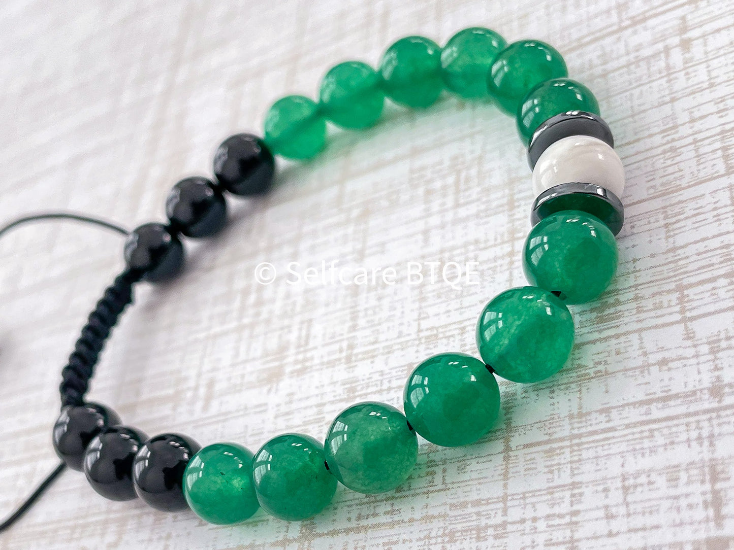 Green Aventurine, Onyx and White Turquoise stones | Mens | Women | 8mm