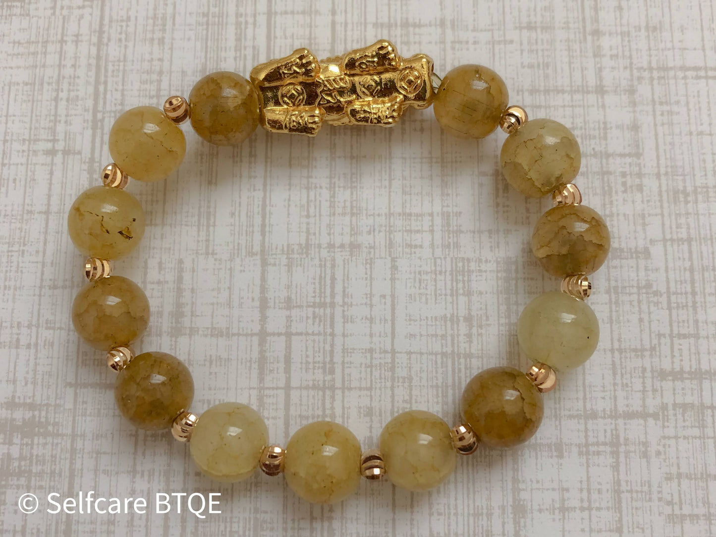 Feng Shui Good Luck and Prosperity Bracelet in Citrine Stones