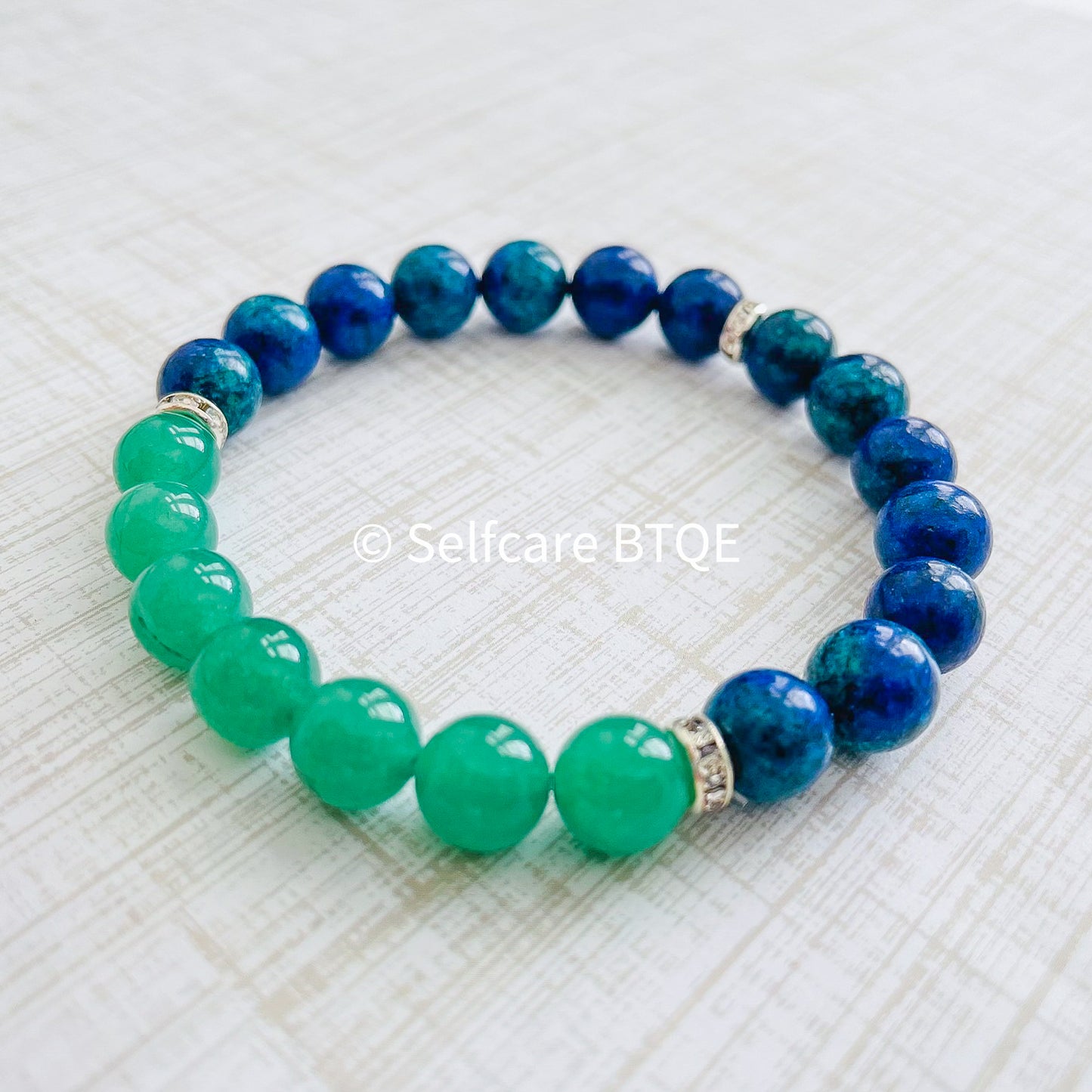 Serenity Turquoise and Aventurine Bracelet | 8mm