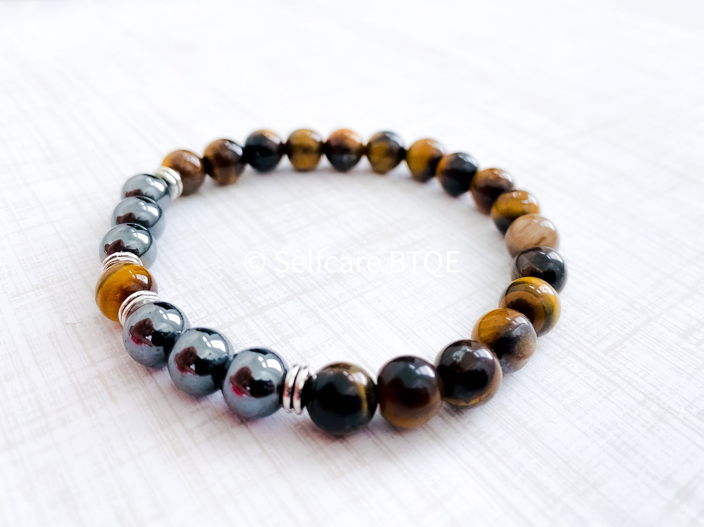 Tiger Eye & Hematite Bracelet