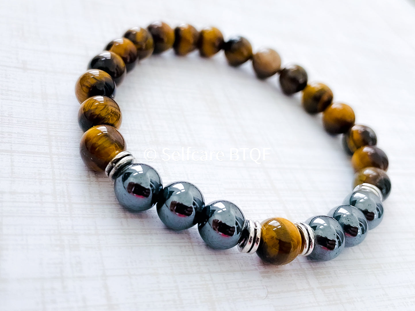 Tigers eye with on sale hematite