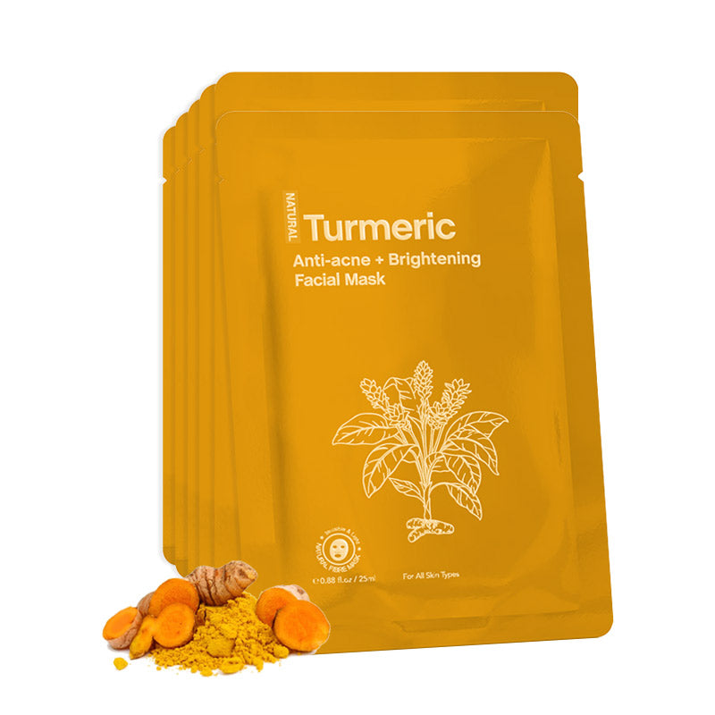 Turmeric Anti-Acne & Brightening Facial Sheet Mask