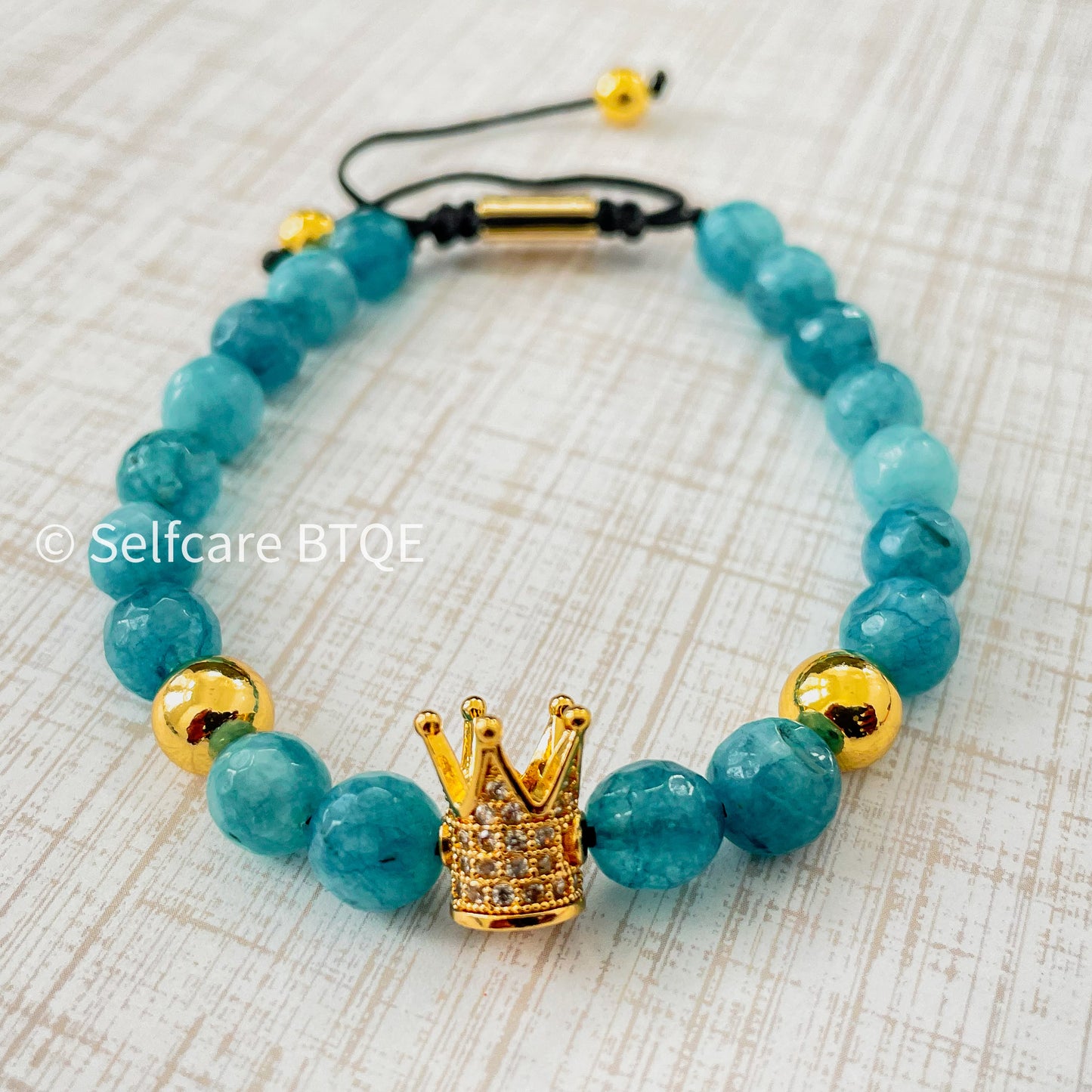 Blue Jade Stone Bracelet | Royalty Bracelet | 8mm