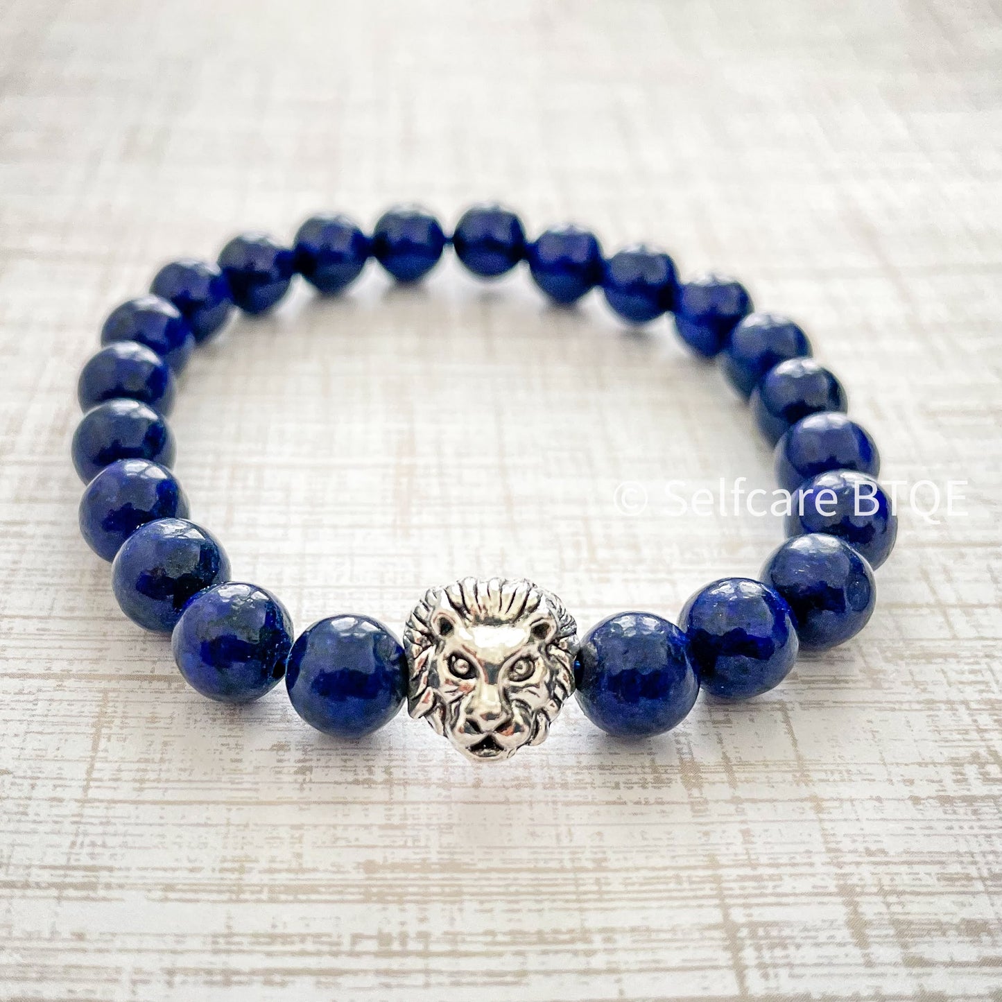 Lapis Lazuli Lion & Lioness Couples Bracelet