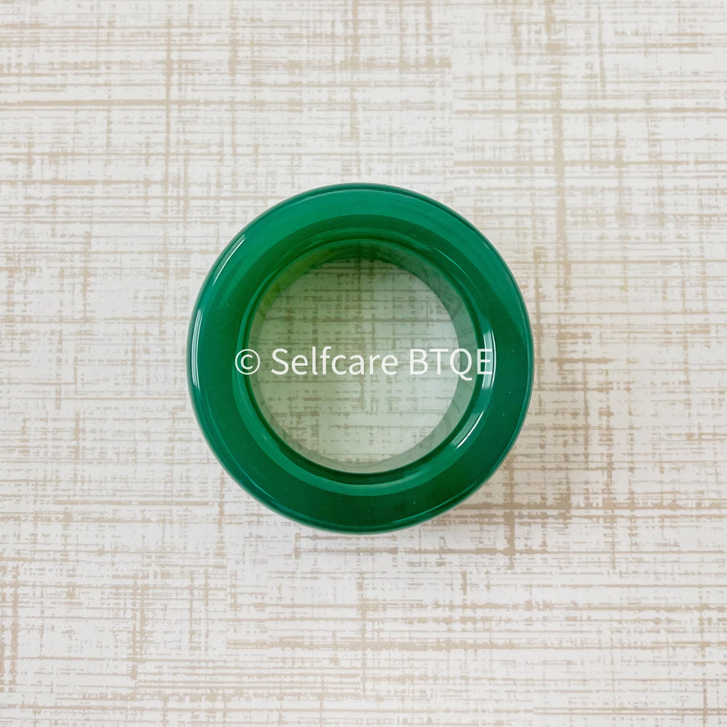 The Verdant Guardian: Solid Natural Jade Statement Ring