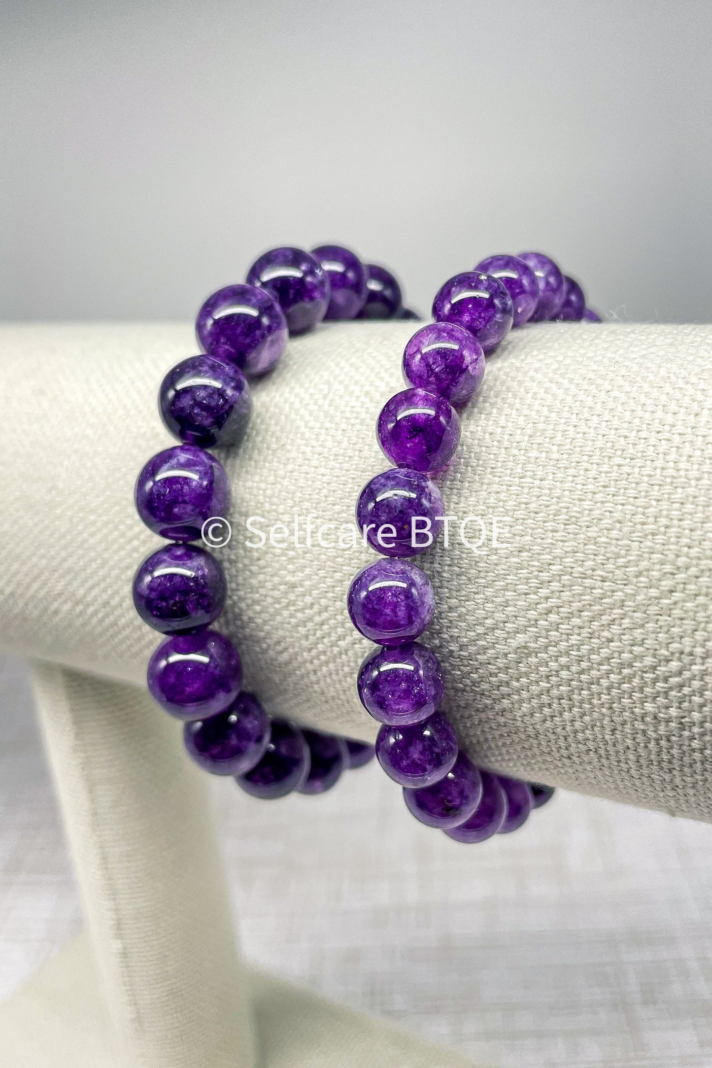 Amethyst Crystal Semi-Precious Stones Bracelet