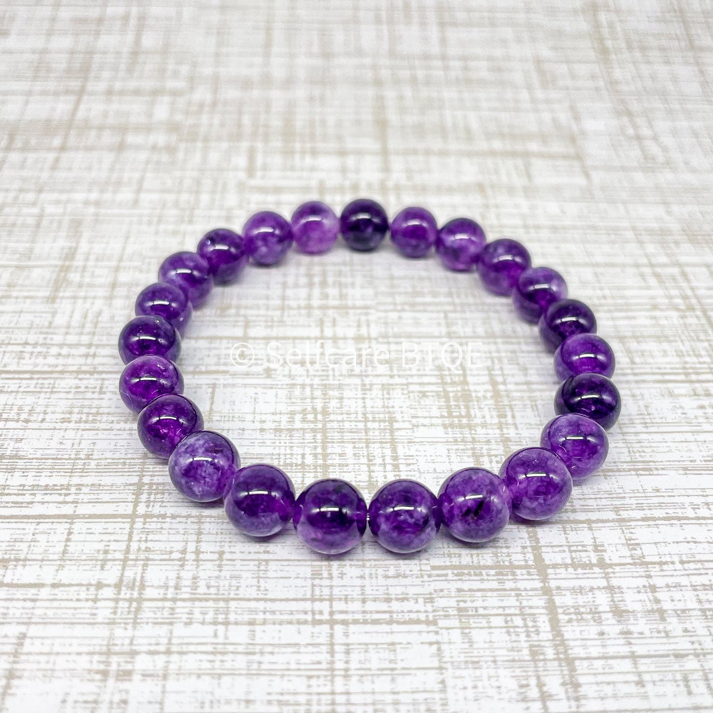 Amethyst Crystal Semi-Precious Stones Bracelet