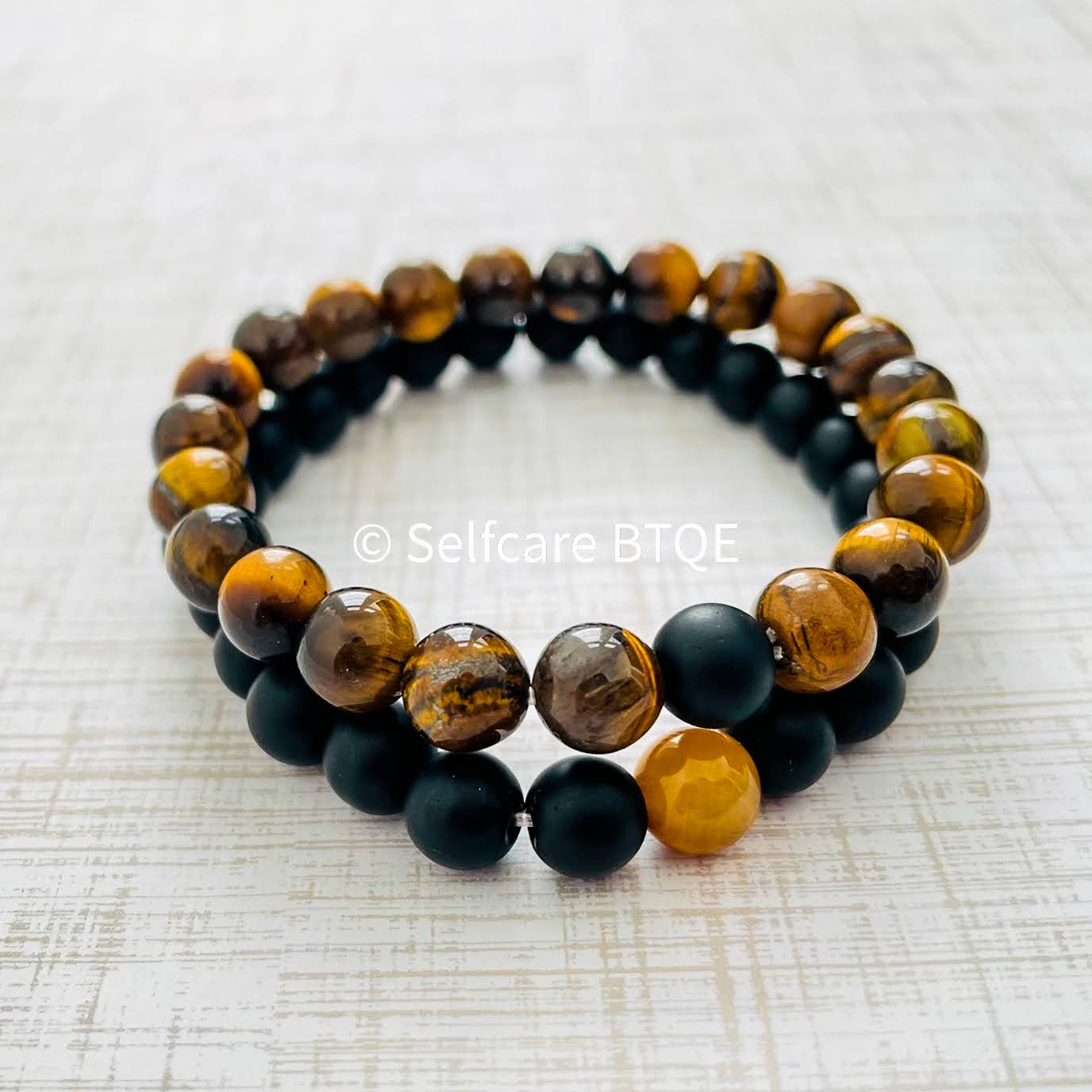 Tiger's Eye Couples Chakra Bracelet | 8mm