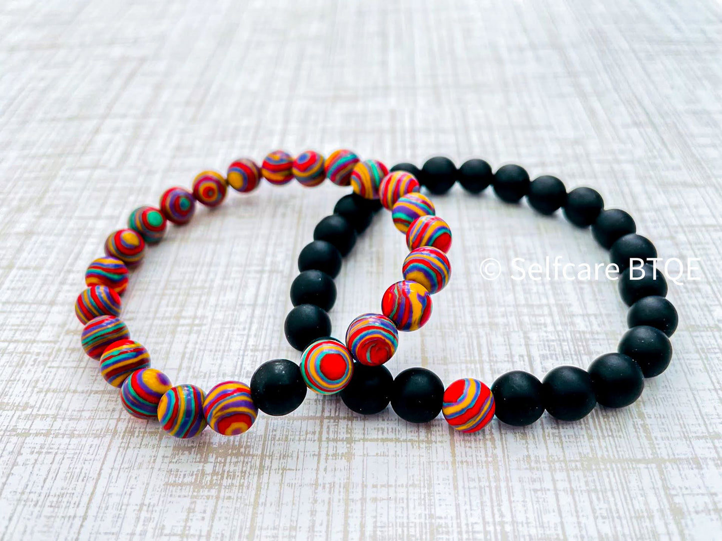 Couples Bracelet Natural Stone Mixed Malachite