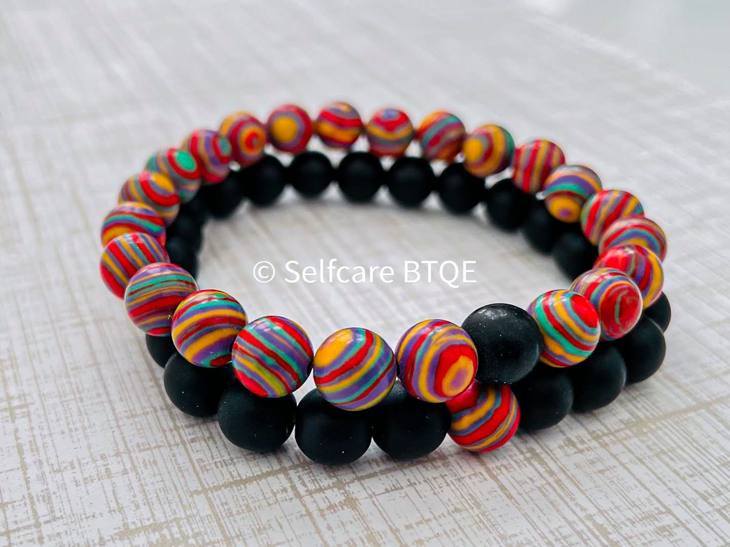 Couples Bracelet Natural Stone Mixed Malachite