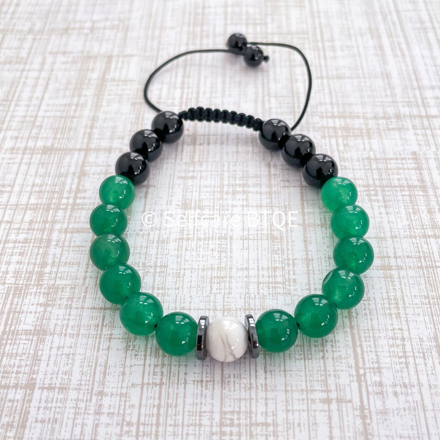Green Aventurine, Onyx and White Turquoise stones | Mens | Women | 8mm