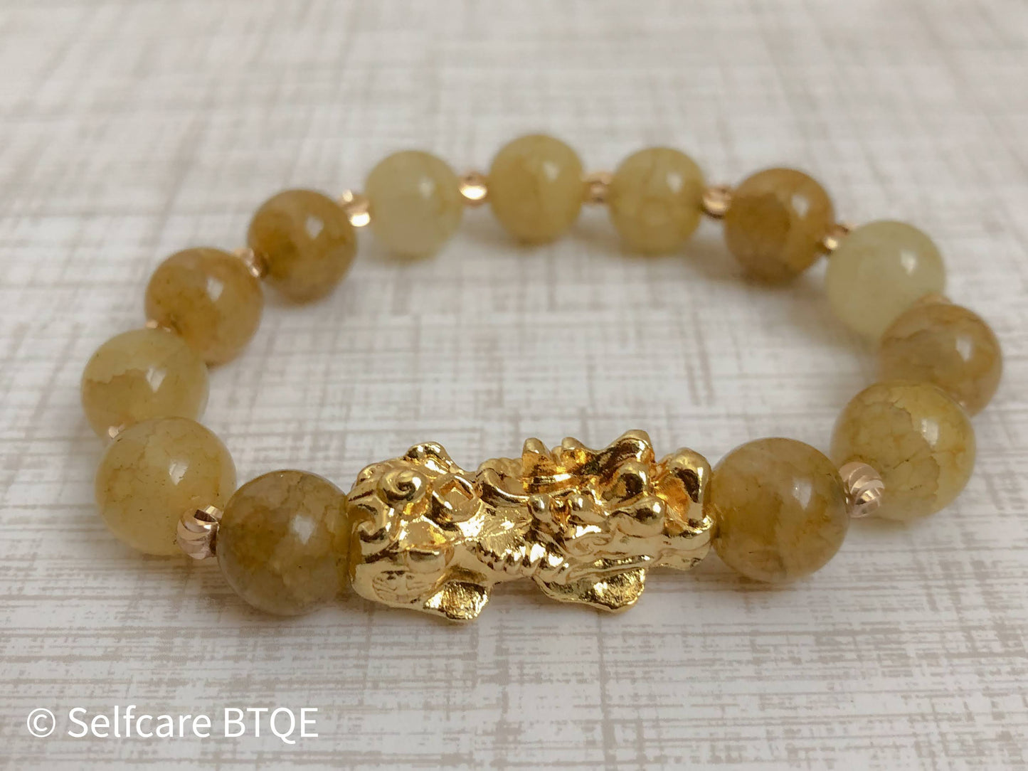 Feng Shui Good Luck and Prosperity Bracelet in Citrine Stones