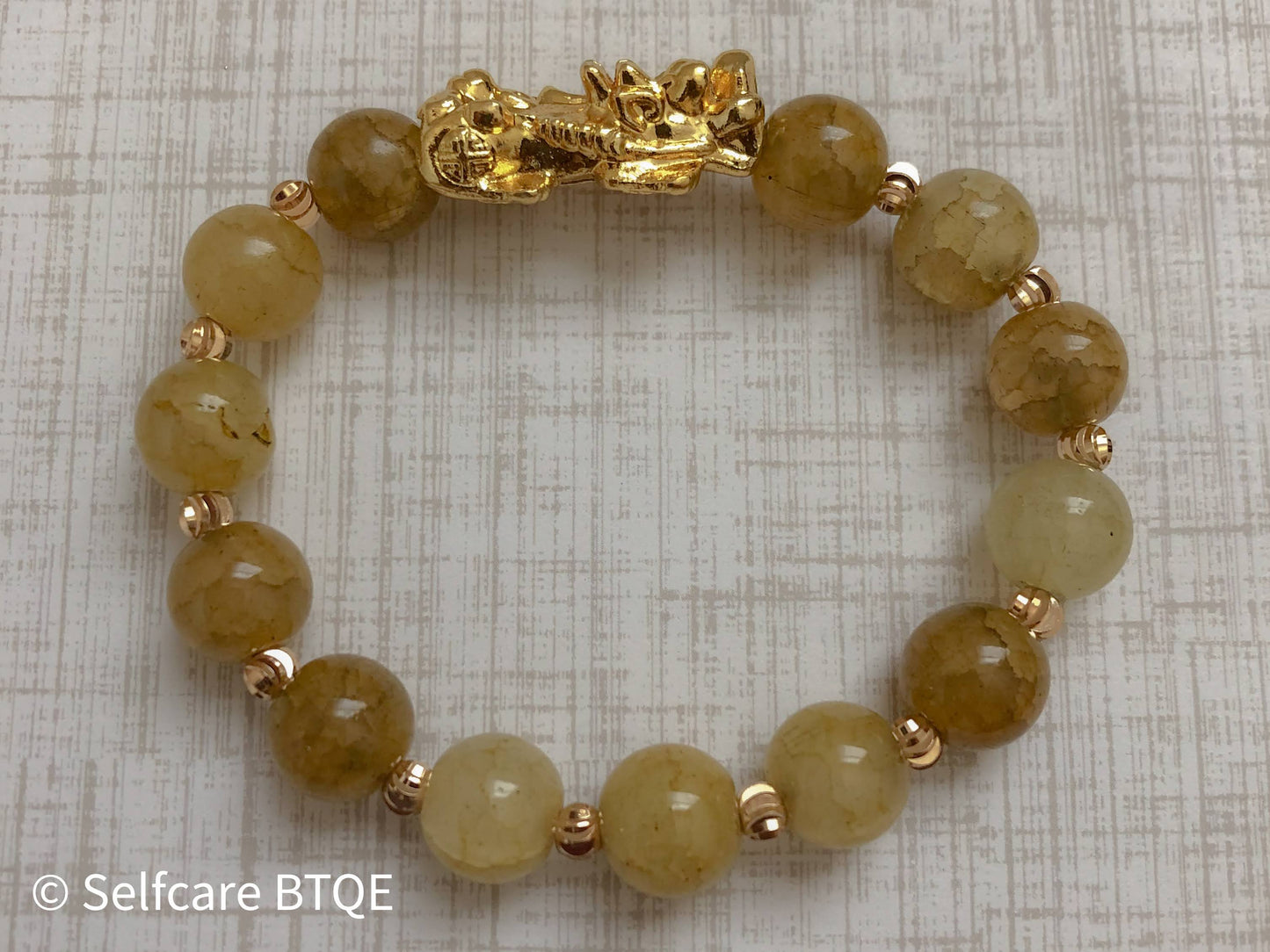 Feng Shui Good Luck and Prosperity Bracelet in Citrine Stones