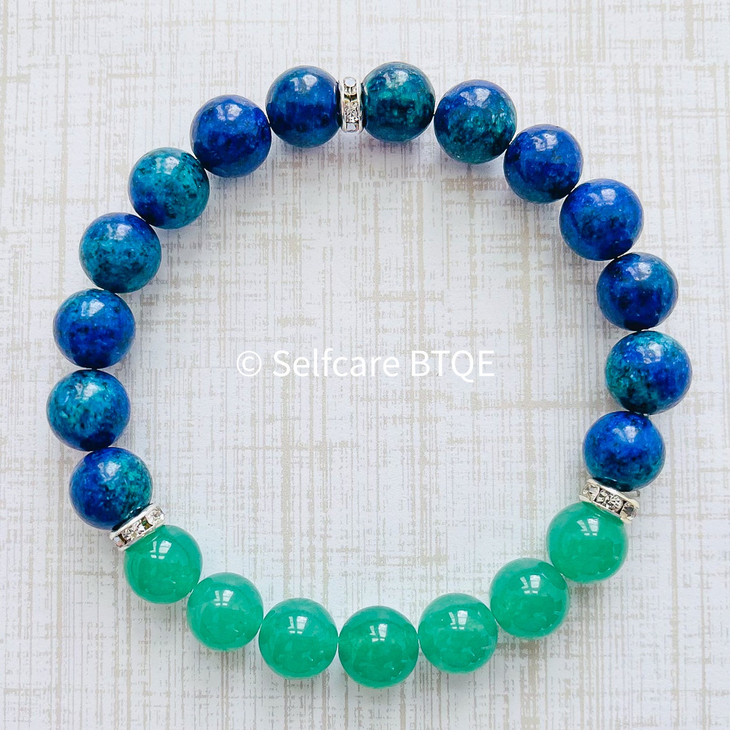 Serenity Turquoise and Aventurine Bracelet | 8mm