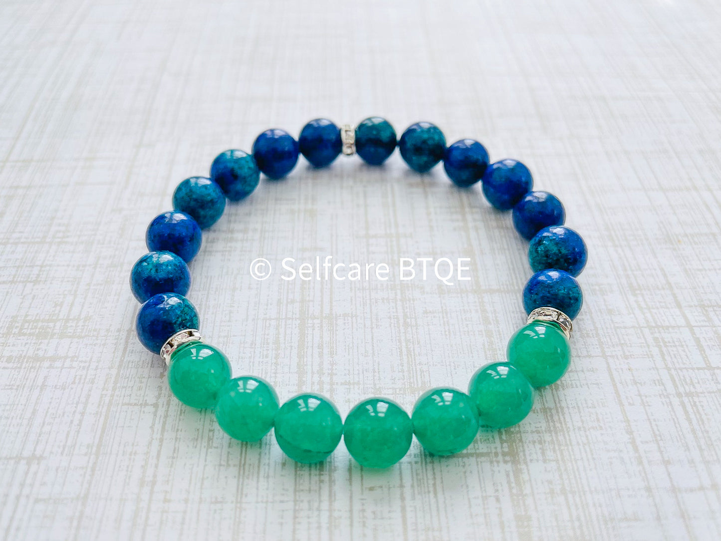 Serenity Turquoise and Aventurine Bracelet | 8mm