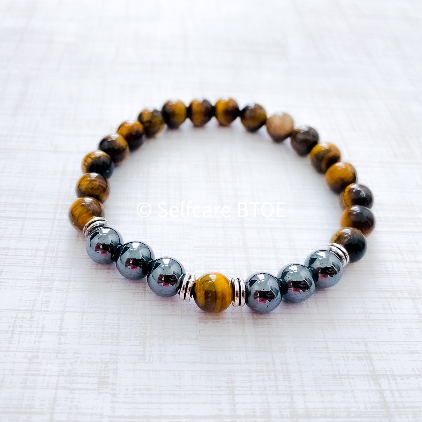 Tiger Eye & Hematite Bracelet