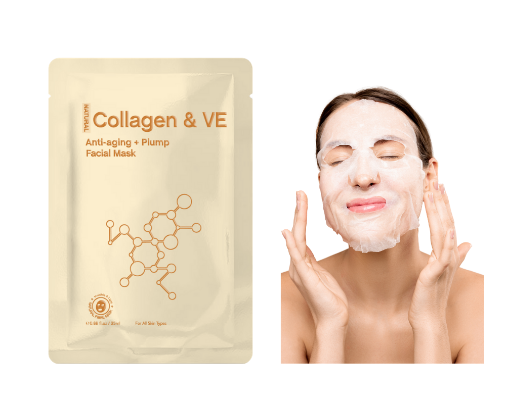 Collagen & Vitamin E Anti-Aging Facial Sheet Mask